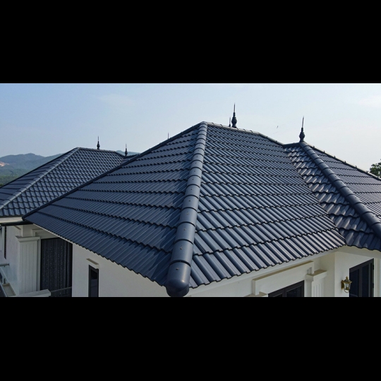 Ngói màu Nippon hoa văn trơn GS06