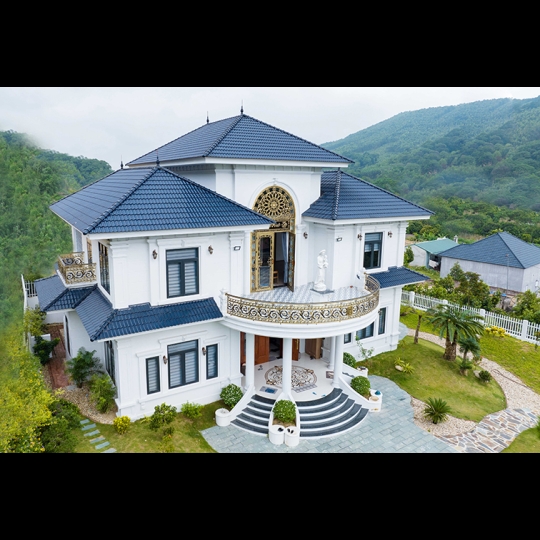 Ngói màu Nippon hoa văn trơn GS12