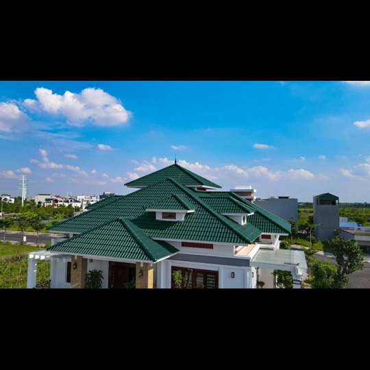 Ngói màu Nippon không hoa văn GST05