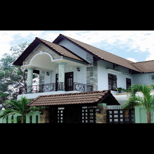 Ngói màu Nippon không hoa văn GST07