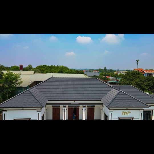 Ngói màu Nippon không hoa văn GST08