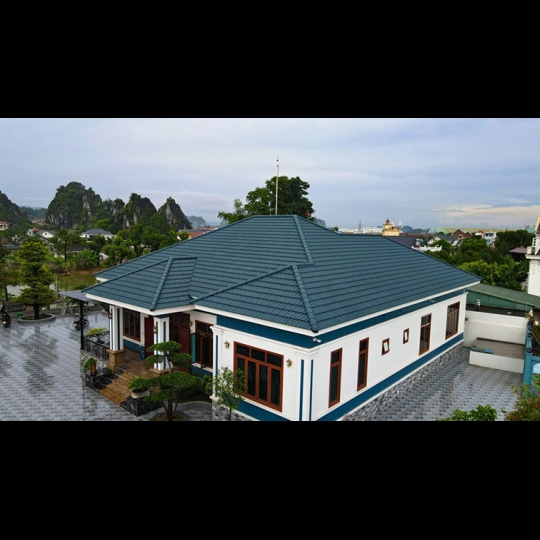 Ngói màu Nippon không hoa văn GST12