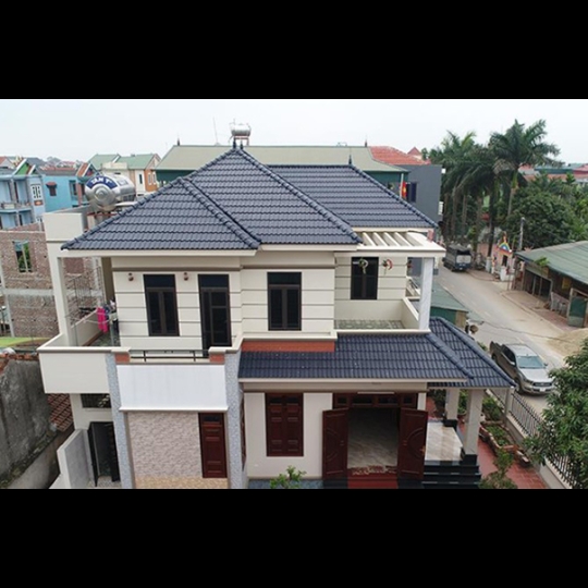 Ngói màu Sunrise vẩy sần DNP 08