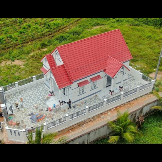Ngói màu Sunrise vẩy sần DNP 12