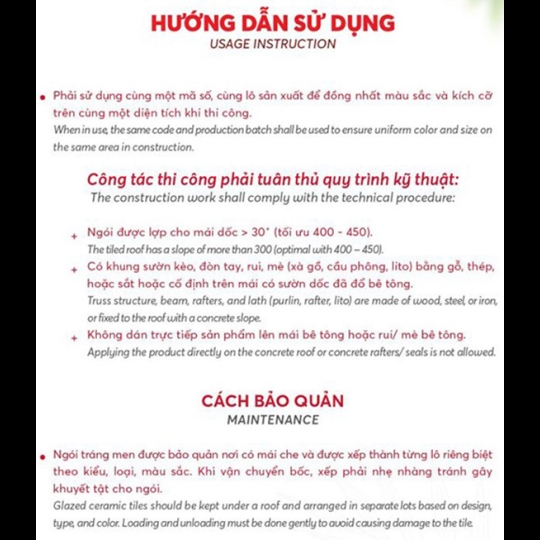 Ngói tráng men Đồng Tâm Titan cao cấp nâu