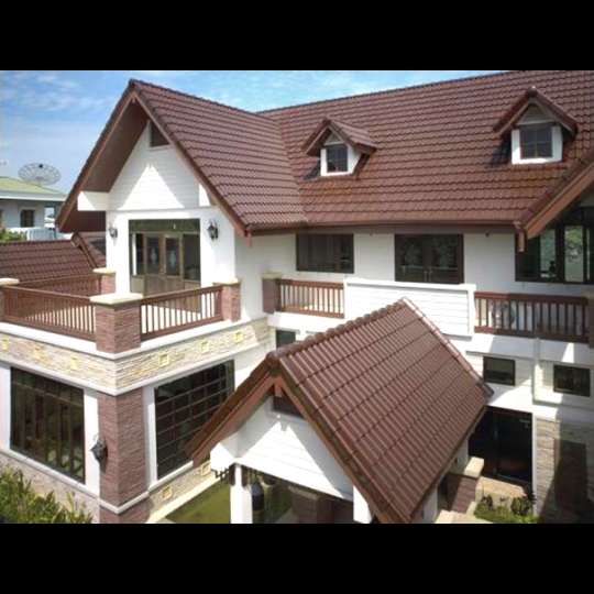 Ngói tráng men Đồng Tâm Titan cao cấp nâu