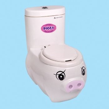 Bàn cầu trẻ em Thiên Thanh Piggy P0217TST2