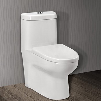 Bồn cầu 1 khối Ceravi C502 (Tặng lavabo, chân chậu)