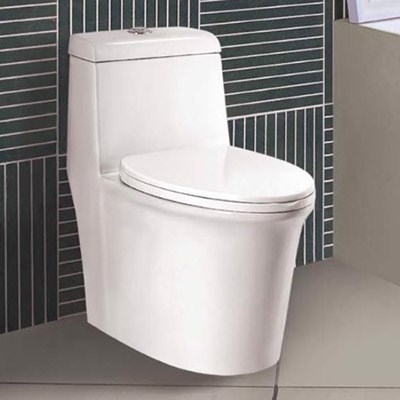 Bồn cầu 1 khối Ceravi C507 (Tặng lavabo, chân chậu)