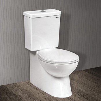 Bồn cầu 2 khối Ceravi C302 (Tặng Lavabo)
