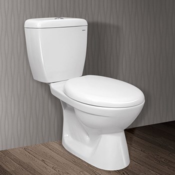 Bồn cầu 2 khối Ceravi C307 (Tặng Lavabo)