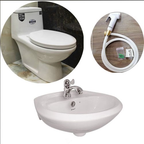 Combo bộ nhà tắm giá rẻ 5 món 