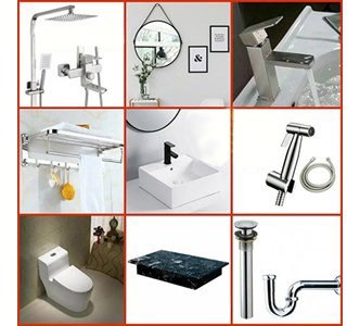 Combo thiết bị vệ sinh cao cấp giá rẻ 2005