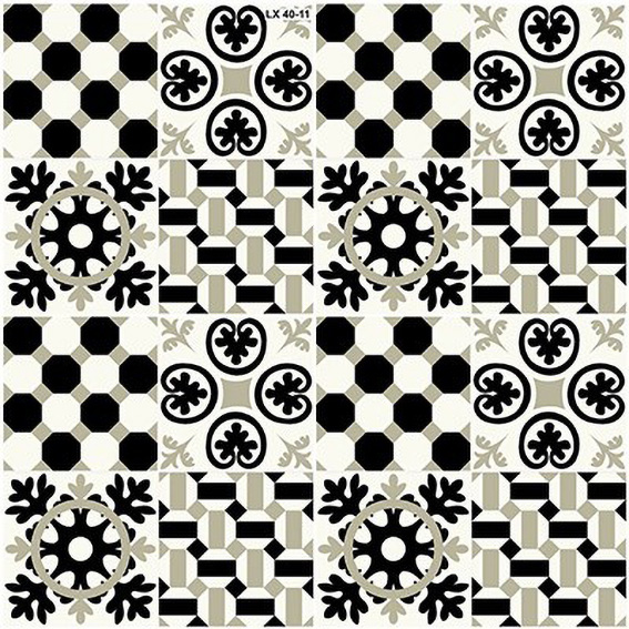 Gạch bông giả cổ 40x40 đá LX40- 11