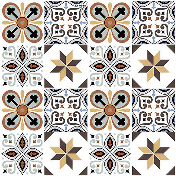 Gạch bông giả cổ 40x40 đá LX40-18