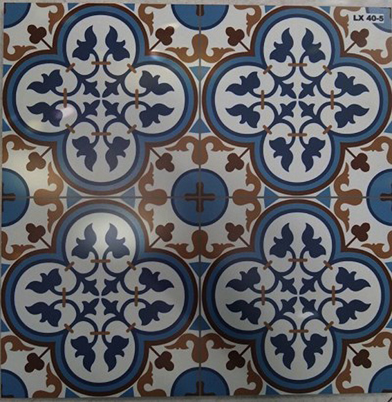 Gạch bông giả cổ 40x40 đá LX40-5