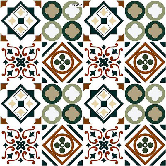 Gạch bông giả cổ 40x40 đá LX40-7