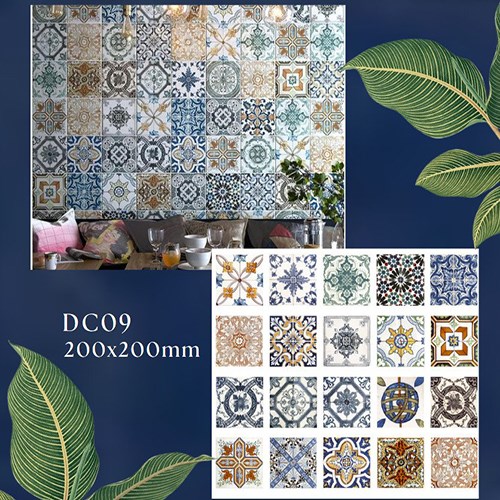Gạch bông men 20x20 DC09