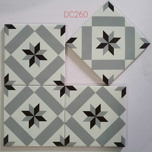 Gạch bông men 20x20 DC260