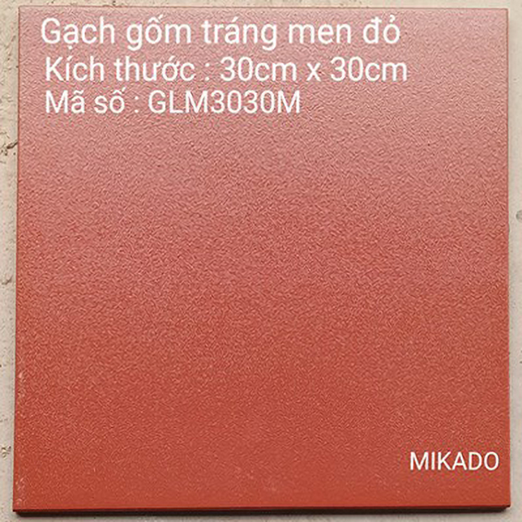 Gạch cotto đỏ Mikado 30x30 GLM3030M