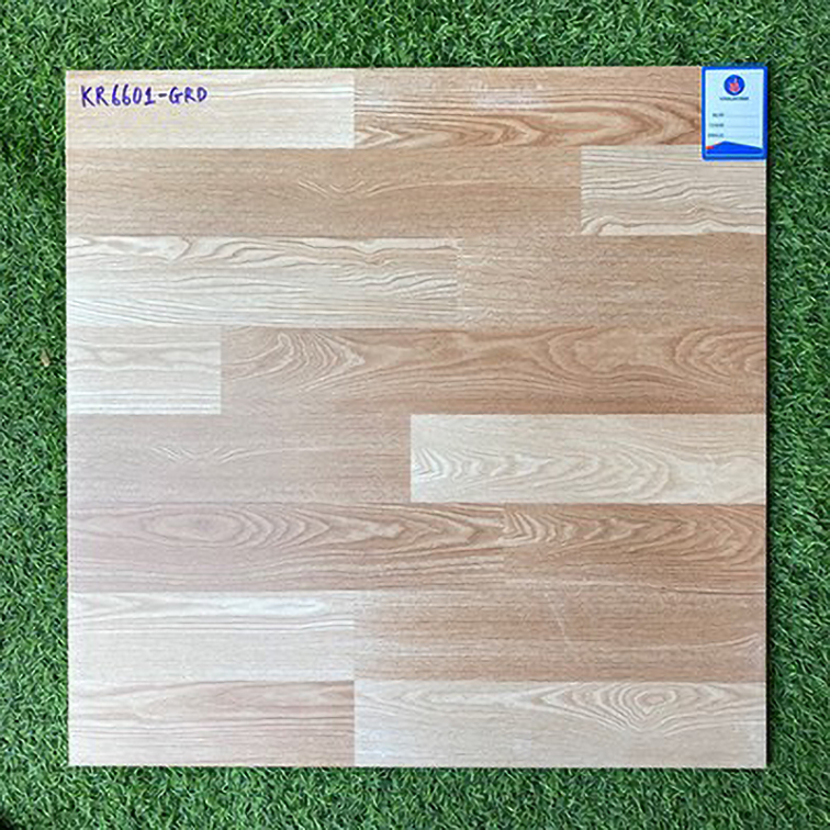 Gạch giả gỗ bán sứ mờ Viglacera 60x60 KR6601