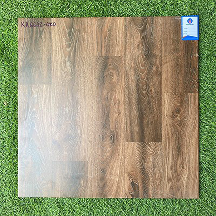 Gạch giả gỗ bán sứ mờ Viglacera 60x60 KR6602