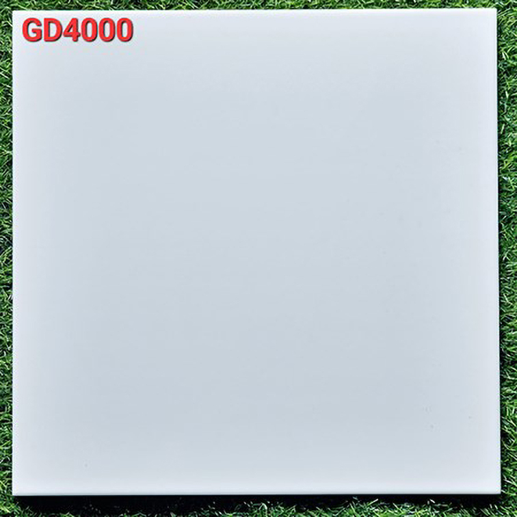 Gạch giá rẻ 40x40 GD4000 trắng trơn