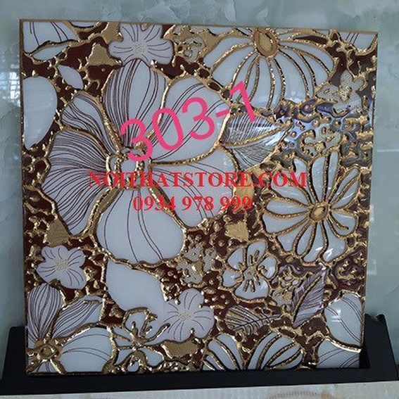 Gạch khắc kim 30x30 303-1