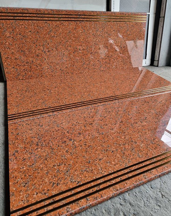 Gạch lát cầu thang 47x120 đỏ bã trầu siêu đẹp