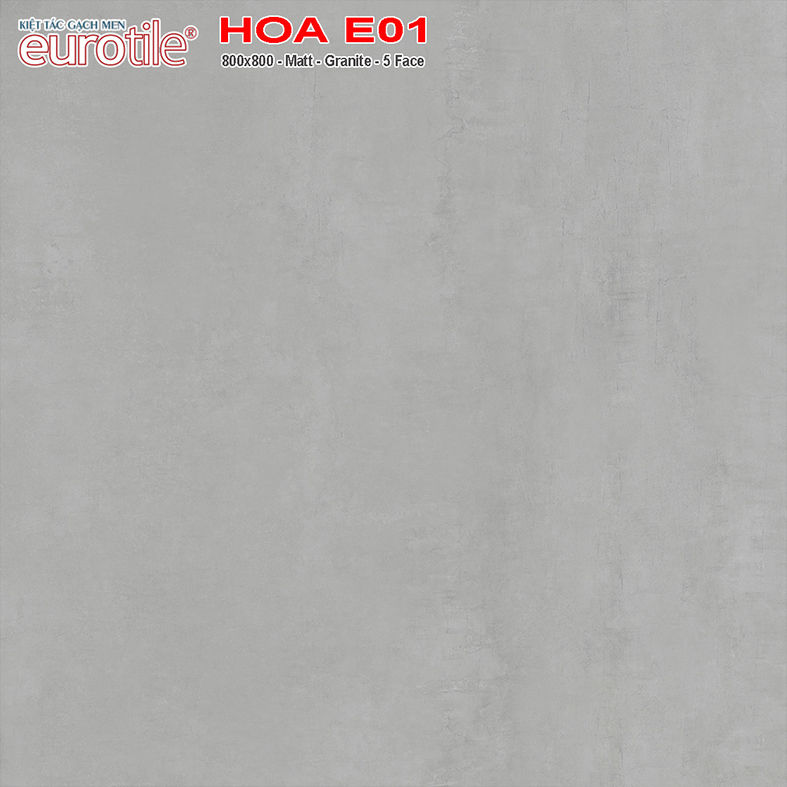 Gạch lát nền Eurotile 80x80 mờ HOA E01