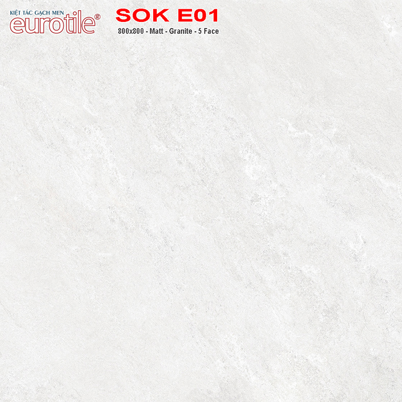 Gạch lát nền Eurotile 80x80 mờ SOK E01