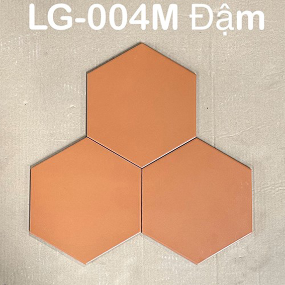 Gạch lục giác giá rẻ 20x23 đơn 1 màu LG-004M