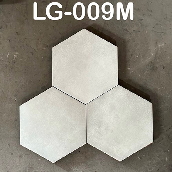 Gạch lục giác giá rẻ 20x23 đơn 1 màu LG-009M