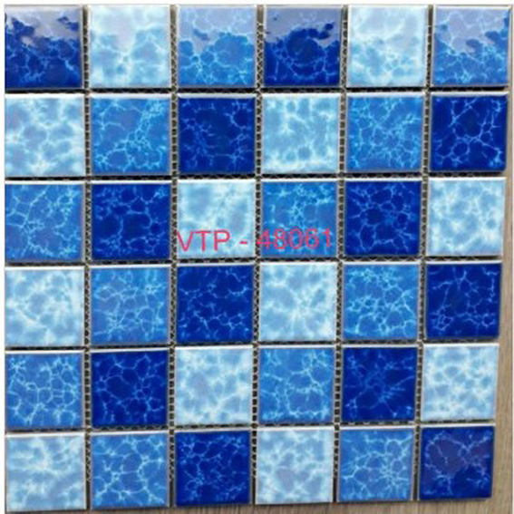 Gạch mosaic gốm men rạn 48061