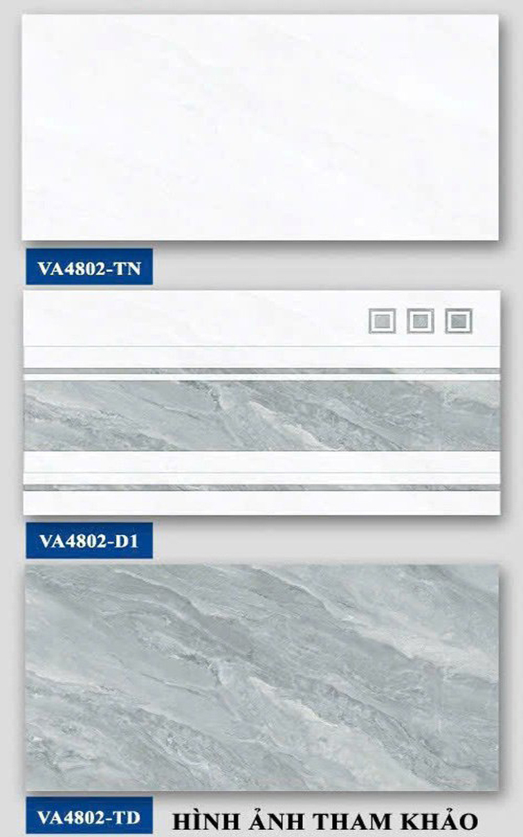 Gạch ốp tường giá rẻ 40x80 Hà Thanh VA4802-D1