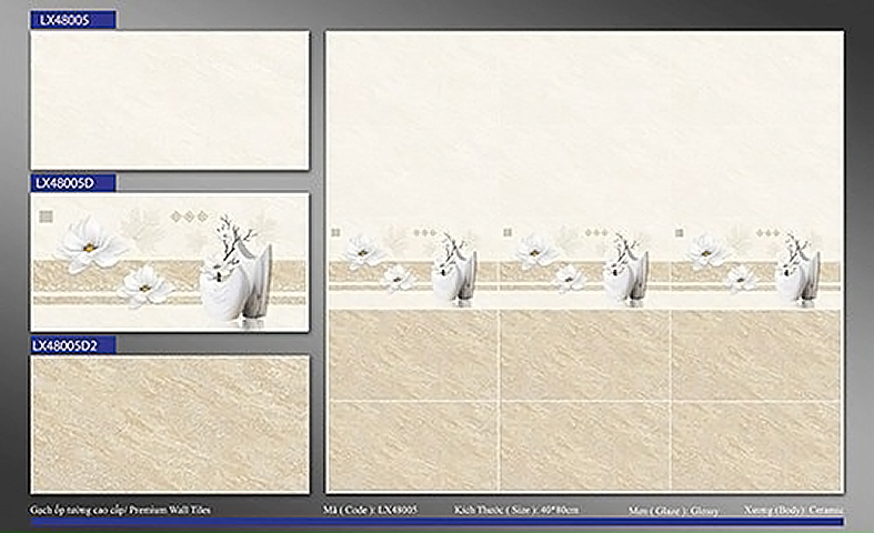 Đá ốp tường Phương Nam 40x80 LX48005