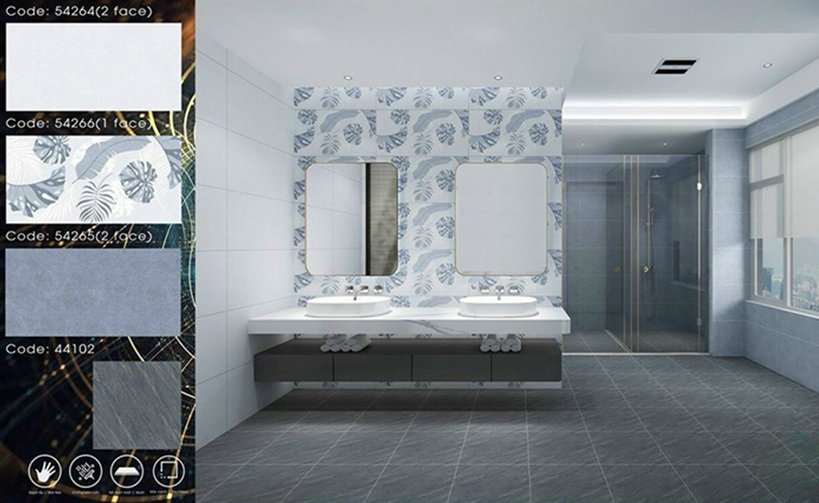Gạch ốp tường Takao 40x80 54264-65-66 đá mờ