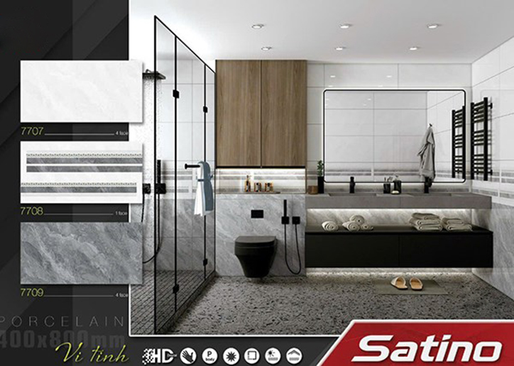 Gạch ốp tường Tasa 40x80 7707-7708-7709