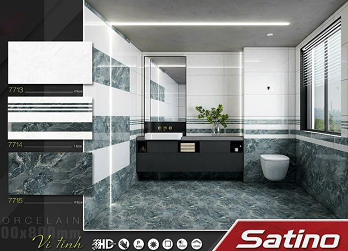 Gạch ốp tường Tasa 40x80 7713-7714-7715