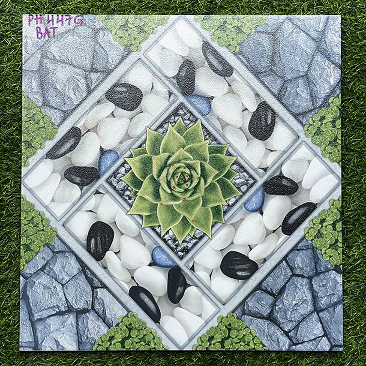 Gạch sân vườn 40x40 giá rẻ PH447G