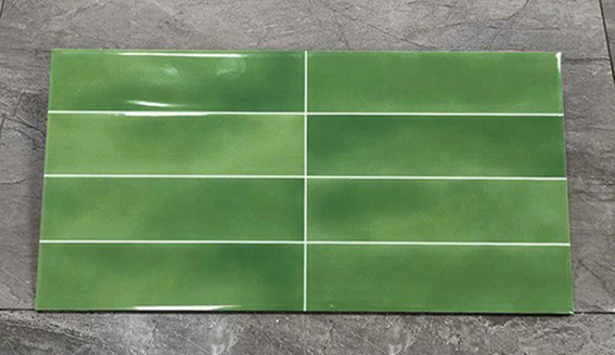 Gạch trang trí 3D 30x60 men siêu bóng xanh lá
