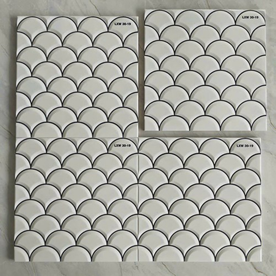 Gạch trang trí vảy cá 30x30 LXW30-19