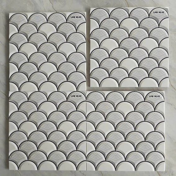 Gạch trang trí vảy cá 30x30 LXW30-22