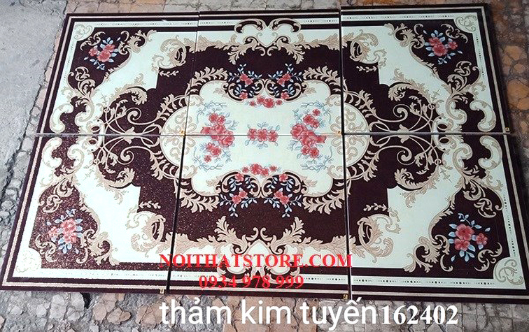 Gạch tranh thảm kim tuyến 160x240 162402