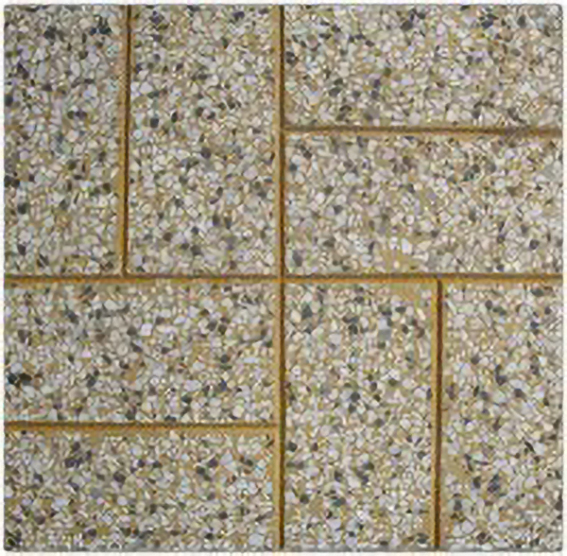 Gạch vỉa hè 40x40 QP8 màu vàng