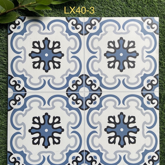 Gạch bông giả cổ 40x40 đá LX40-3